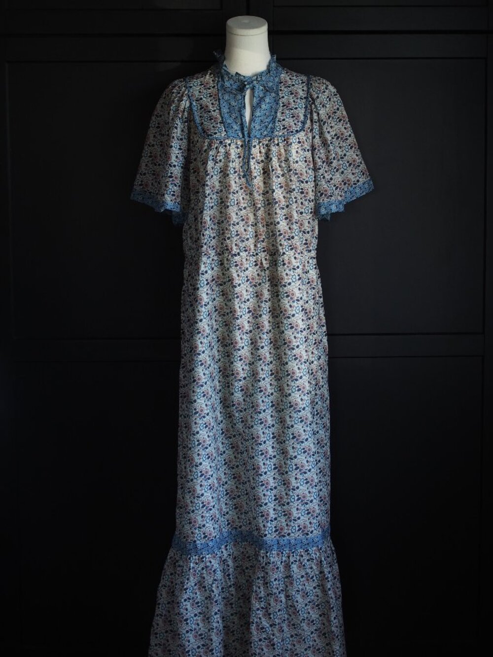 Othilia (Anthropologie) | Titania Flounced Maxi Dress